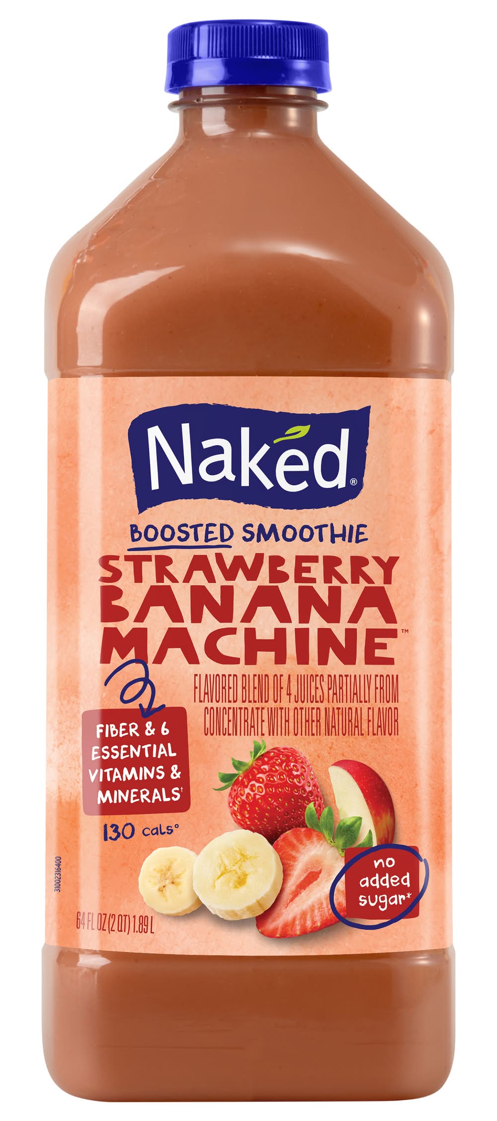 Naked Juice Blend, Strawberry Banana (64 fl oz)
