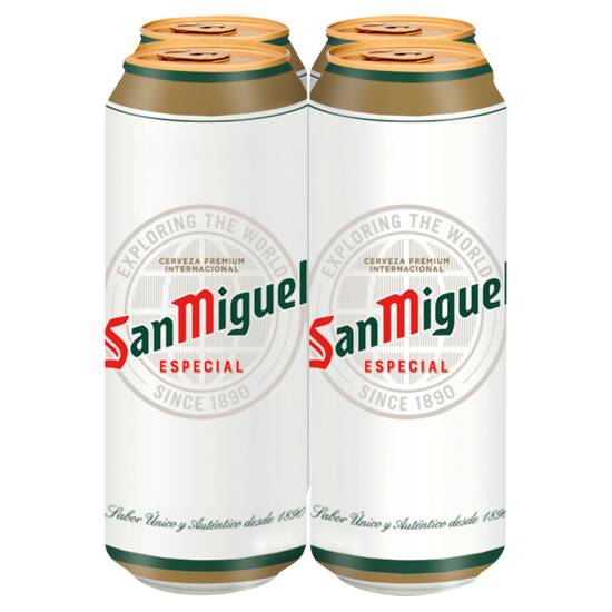 San Miguel Premium Lager Beer (4 x 568ml)