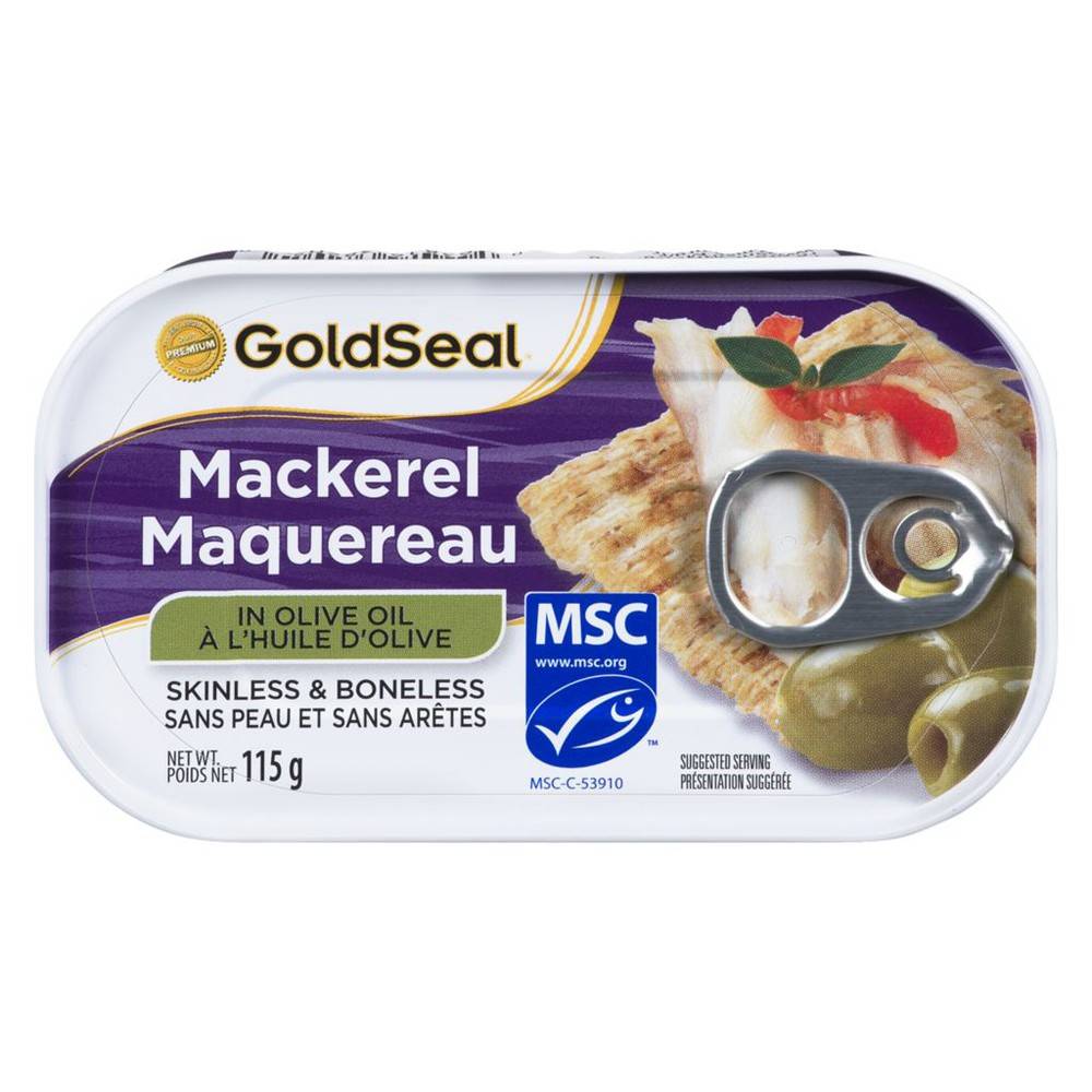 Gold Seal Wild Mackerel in Olive Oil (115 g)