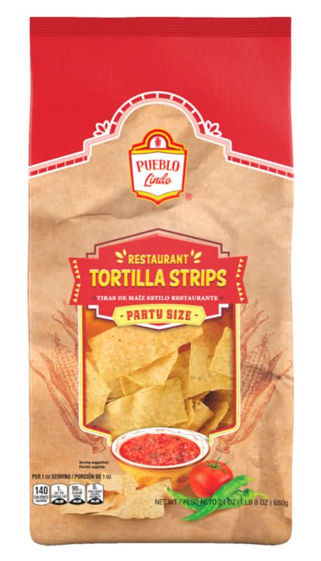 Pueblo Lindo Tortilla Strips Party Size (24 oz)