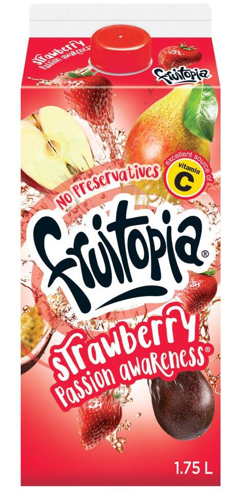 Fruitopia Fruit Juice, Strawberry Passion Awareness (1.75 L)