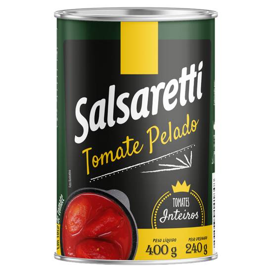 Salsaretti tomate pelado inteiro (400g)