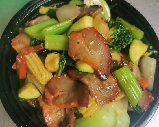 65. Pork with Mixed Vegetables