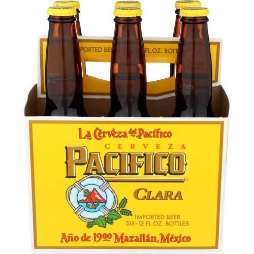 Pacifico Clara 6 Pack Bottles
