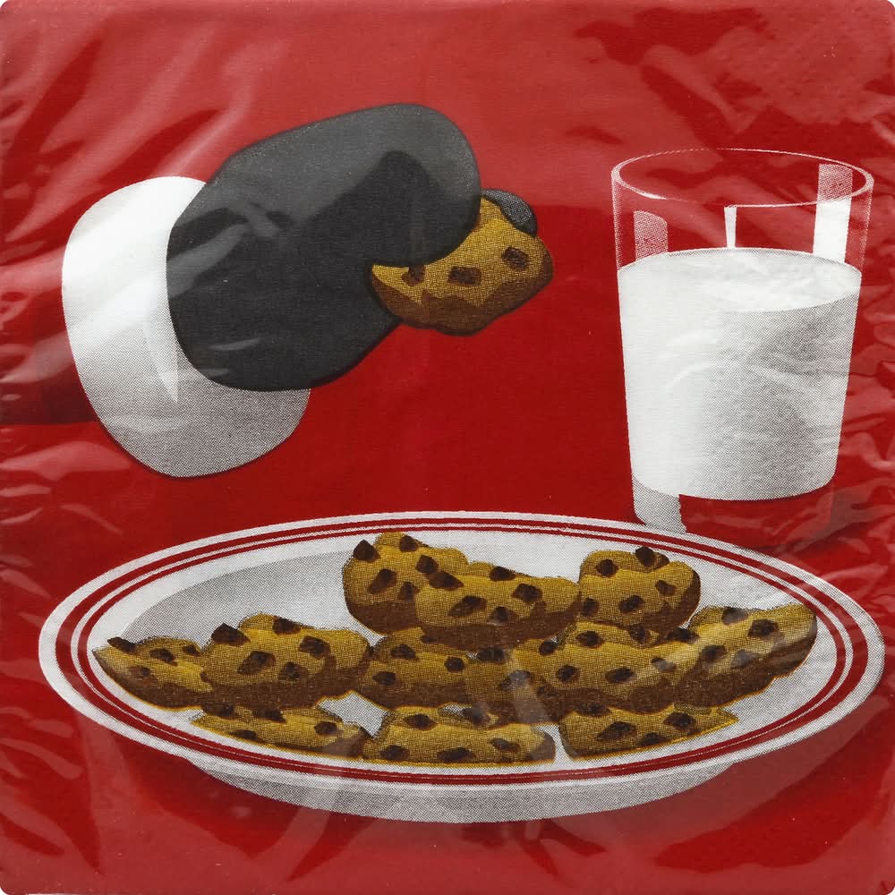 Creative Converting Santa Scenes Classic Red 2 Ply Napkins (16 x 0.11 oz)