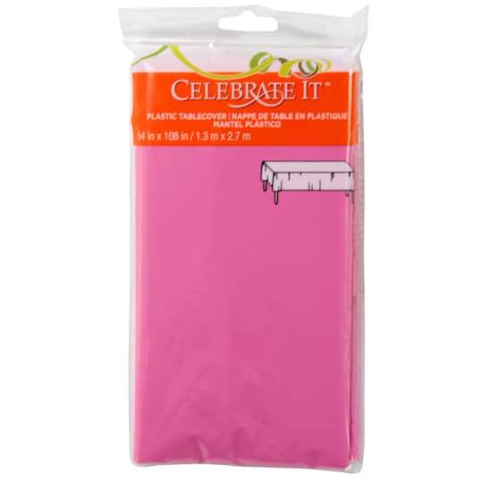 108" Plastic Table Cover By Celebrate It