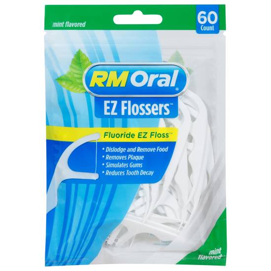Rm Oral Mint Flavored Ez Flossers (60 ct)