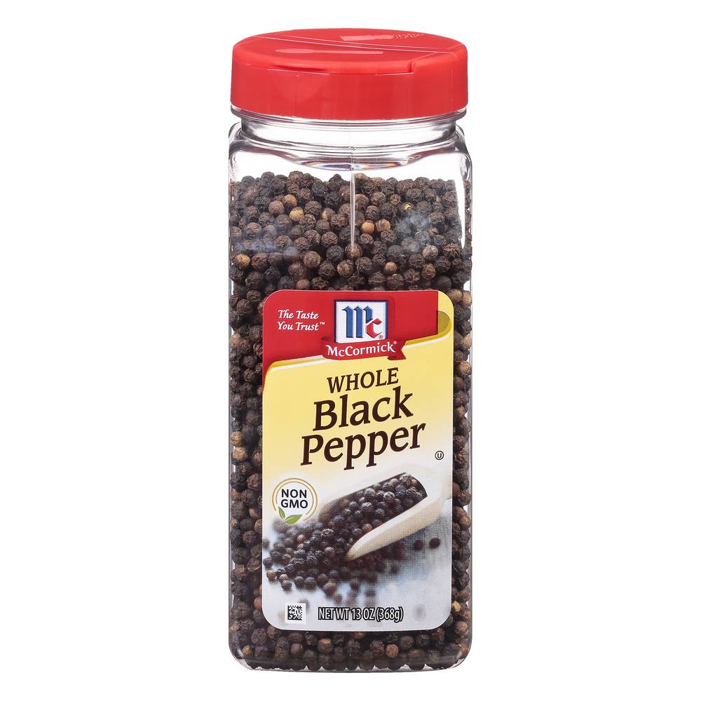 McCormick Whole Black Pepper (13 oz)