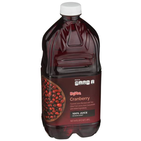 Hy-Vee 100% Cranberry Juice