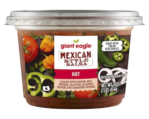 Giant Eagle Mexican Style Hot Salsa (16 oz)