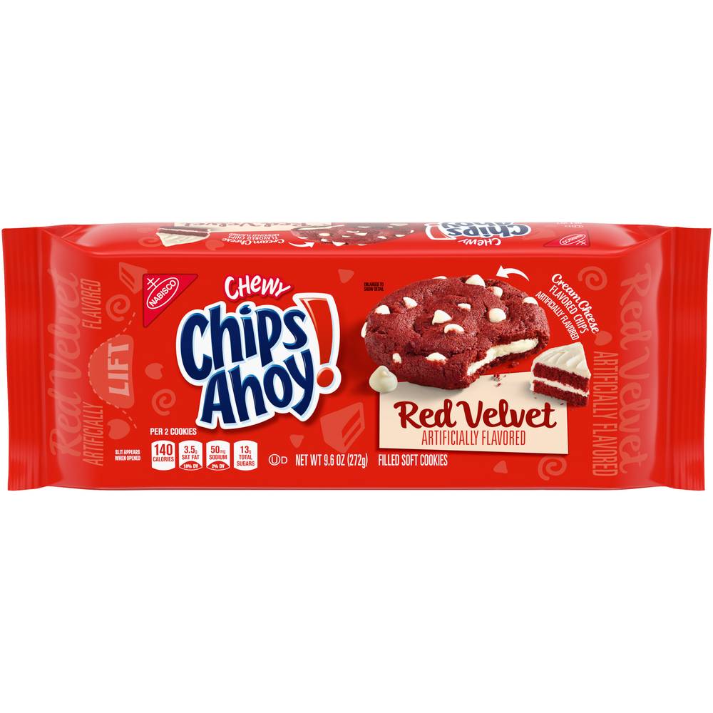 Chips Ahoy! Soft Red Velvet Filled Cookies (9.6 oz)