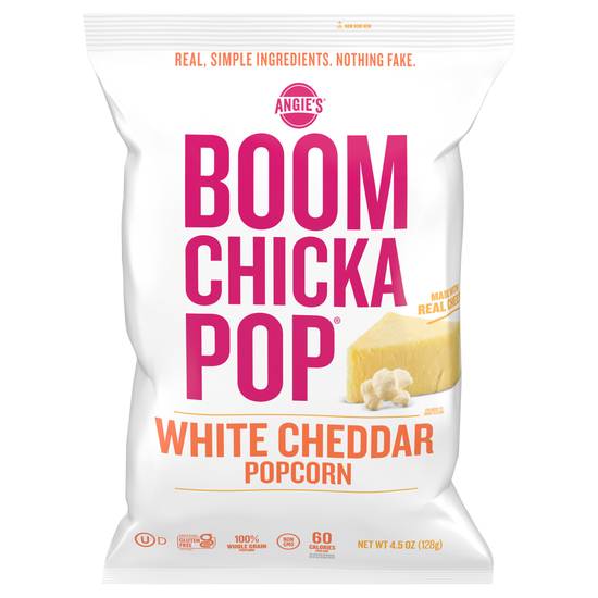 Angie's Boomchickapop Gluten Free Whole Grain Energy Popcorn (white cheddar cheese)