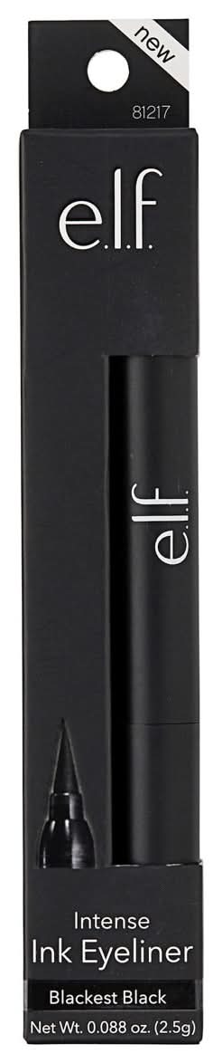 e.l.f. Intense Ink Eyeliner, Blackest Black