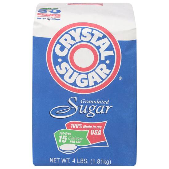 Crystal Sugar Granulated Sugar (4 lbs)