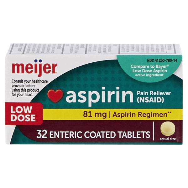 Meijer Aspirin Enteric Coated