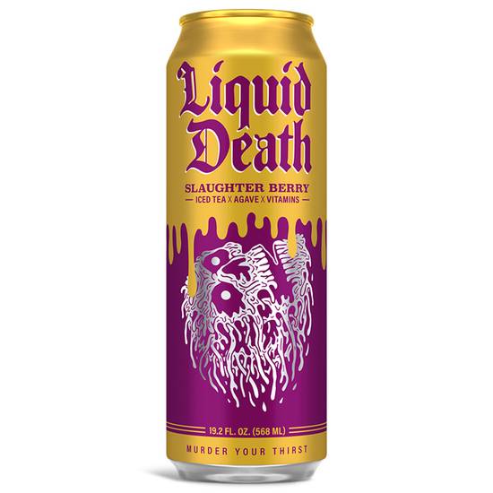 Liquid Death Slaughter Berry Iced Tea (19.2 fl oz)
