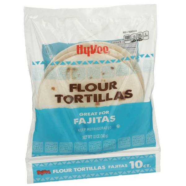 Hy-Vee Flour Tortillas Great For Fajitas