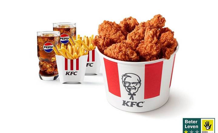 Bucket meal 14 Zinger Hot Wings L