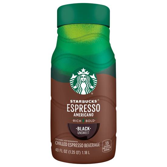 Starbucks Espresso Americano Black Coffee Beverage (40 fl oz)