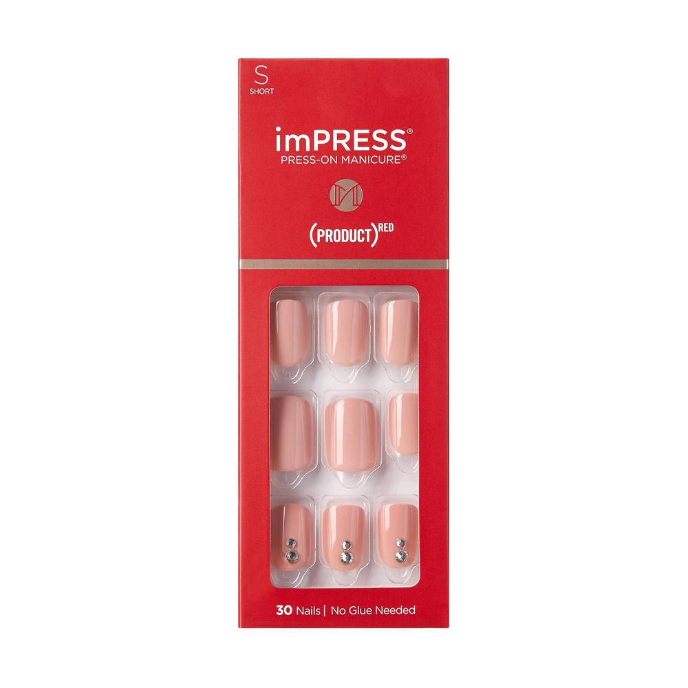KISS imPRESS Press-On Nails, 30 Count