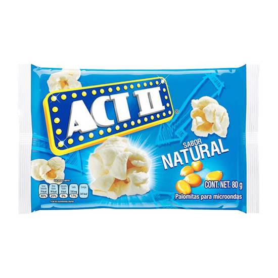 Canguil Sabor Natural Act Ii 80 Gr