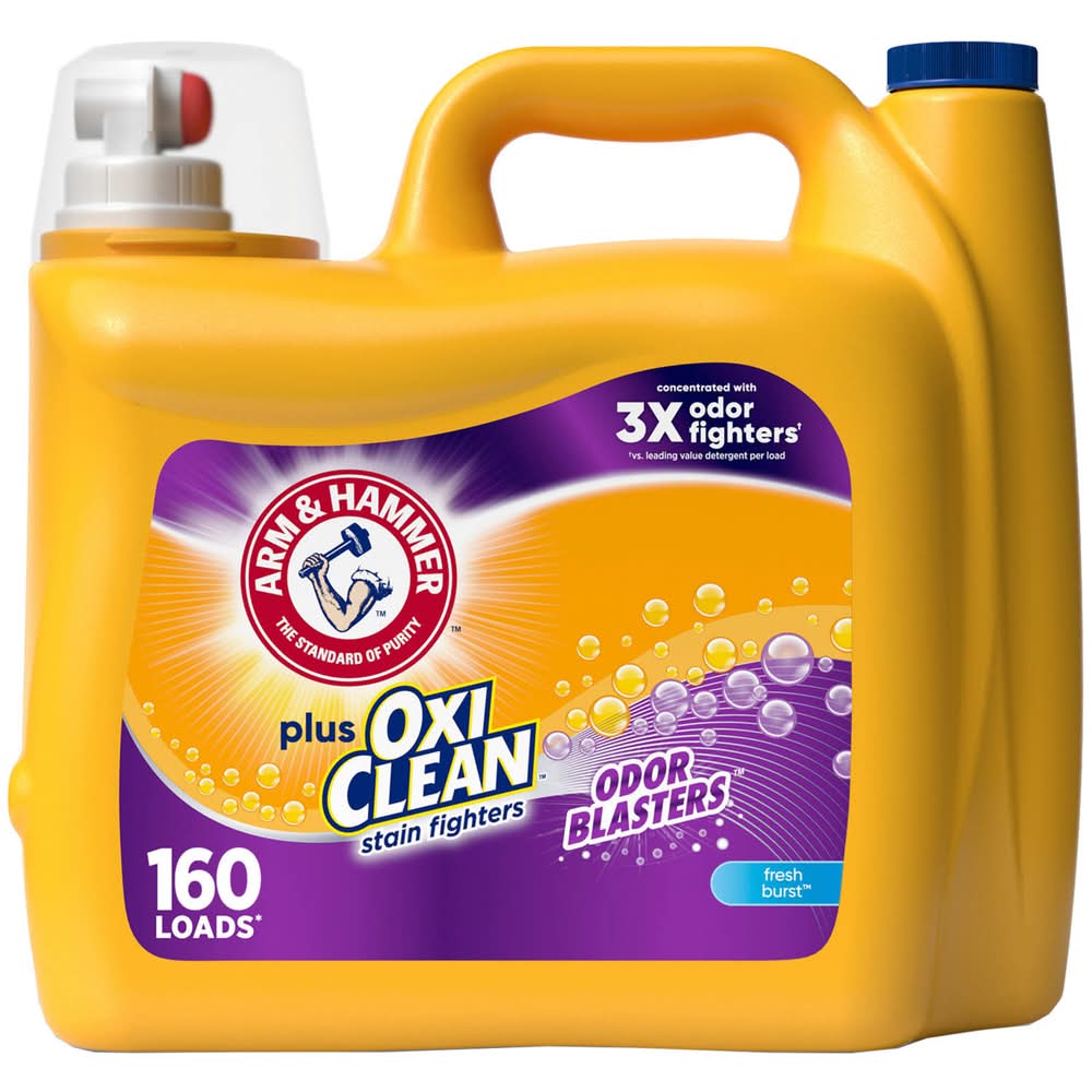 Arm & Hammer Plus Oxi Clean 160 Loads Liquid Laundry Detergent (208 oz)