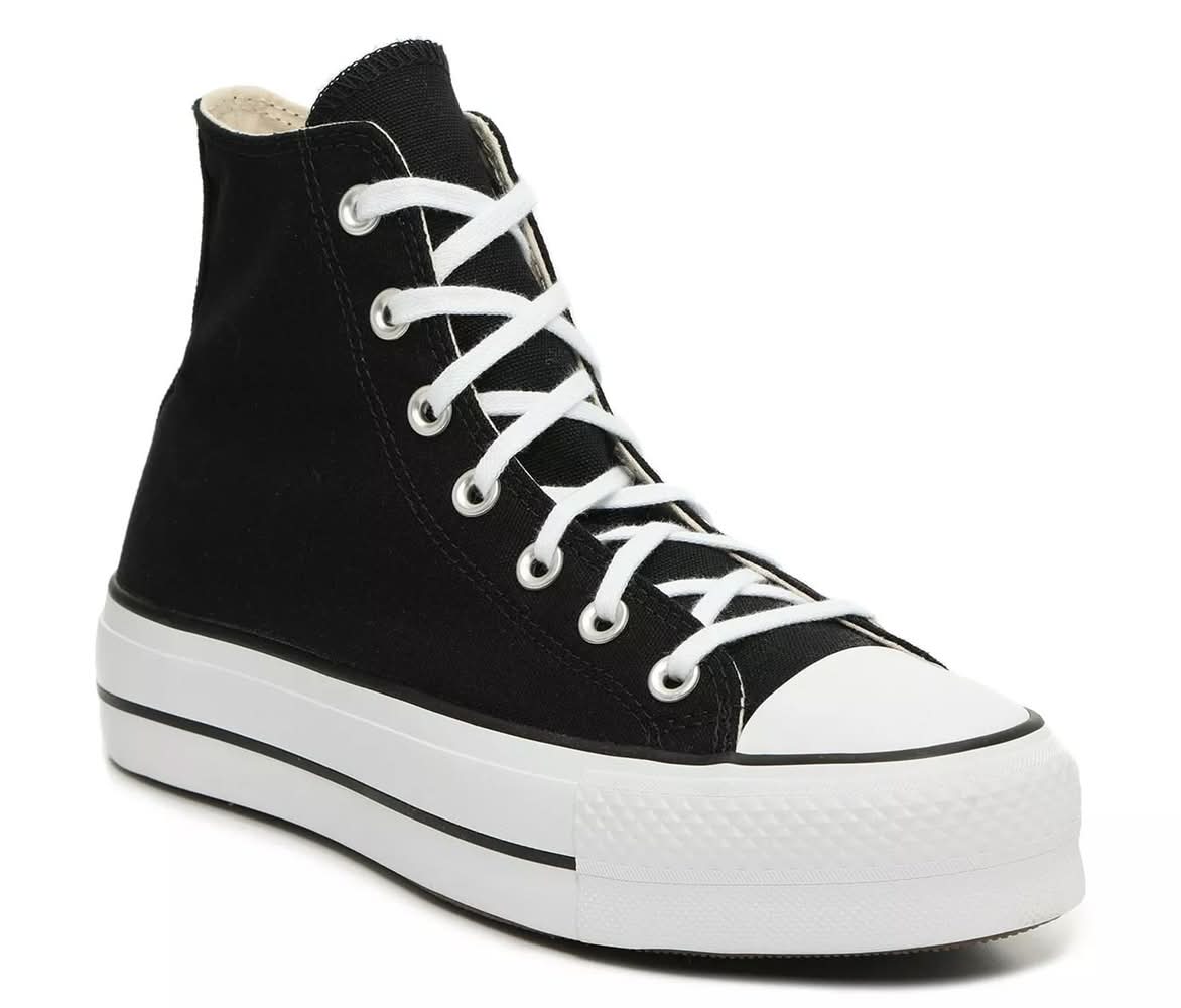 Converse Chuck Taylor All Star High-Top Platform Sneaker - Women's (Black Medium - 8)