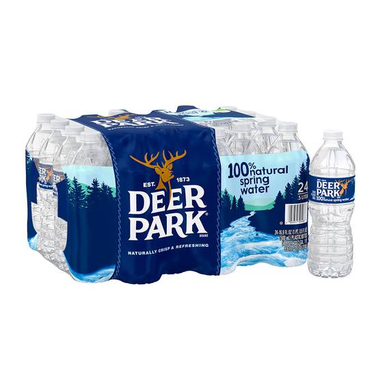 Order Deer Park Brand 100% Natural Spring Water (16.9 oz x 24 ct) food online from Rite Aid store, Shawnee on bringmethat.com