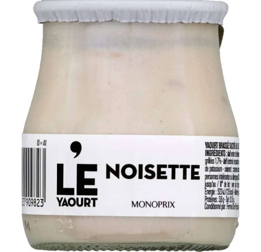 Monoprix - Yaourt aux noisettes (140g)