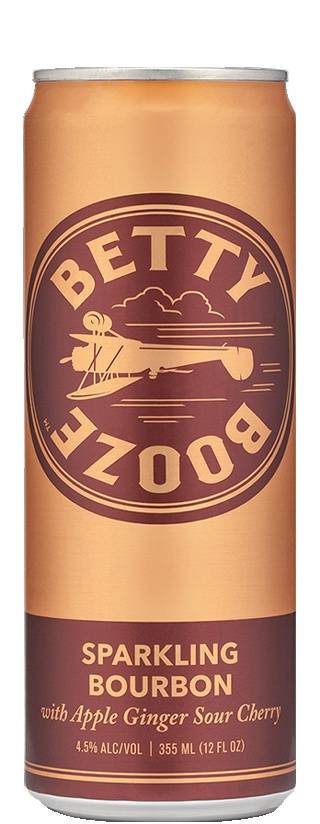 Betty Booze Sparkling Bourbon with Apple Ginger Sour Cherry 4x355ml Cans