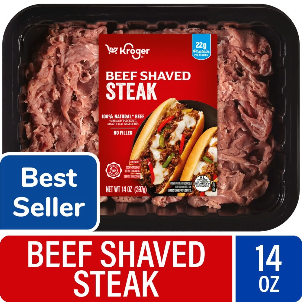Kroger Beef Shaved Steak (14 oz)