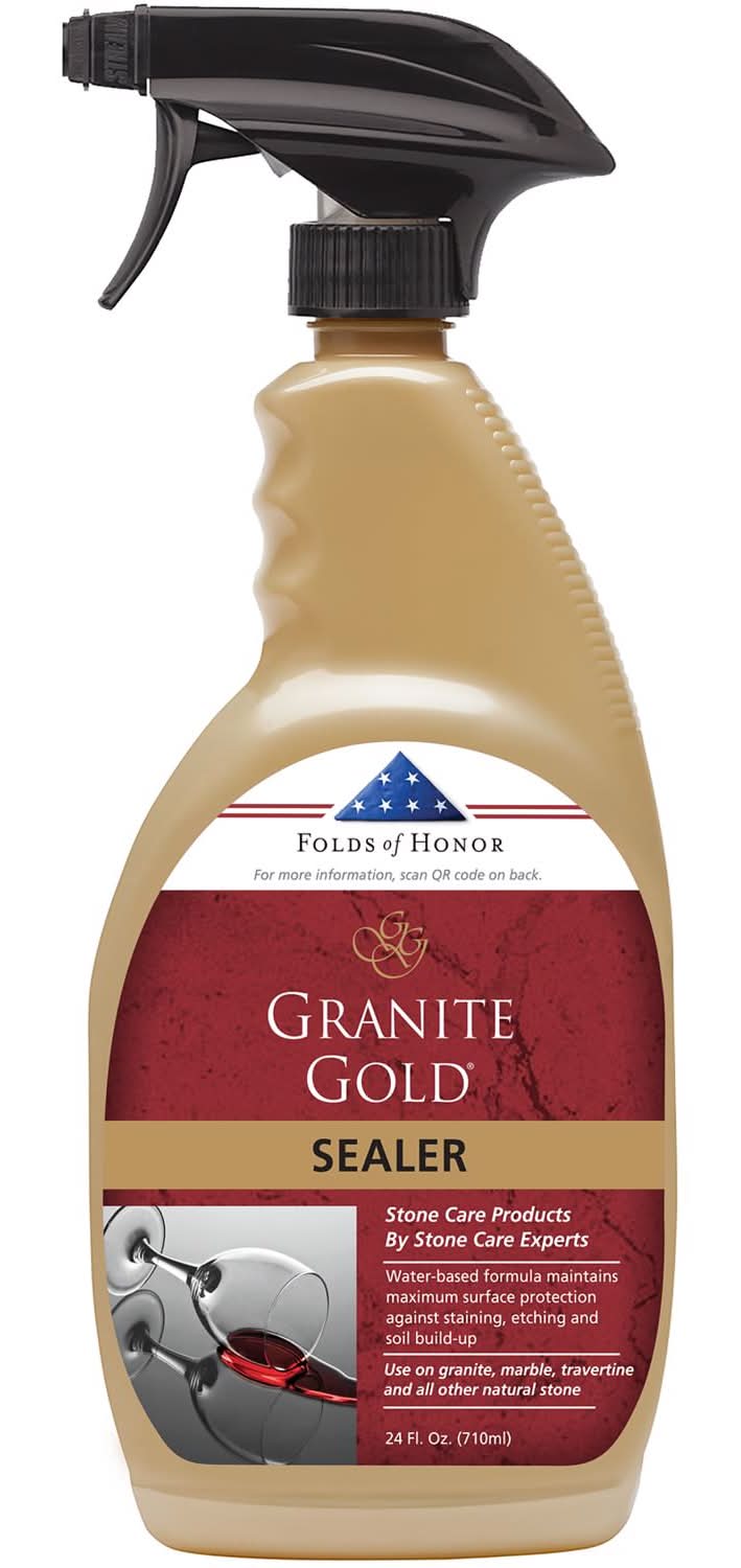Granite Gold Commercial And Residential Penetrating Natural Stone Sealer 24 Oz