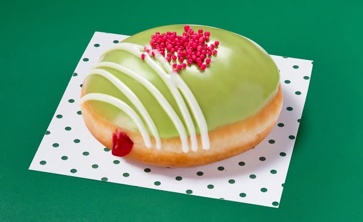 Strawberry Matcha Doughnut