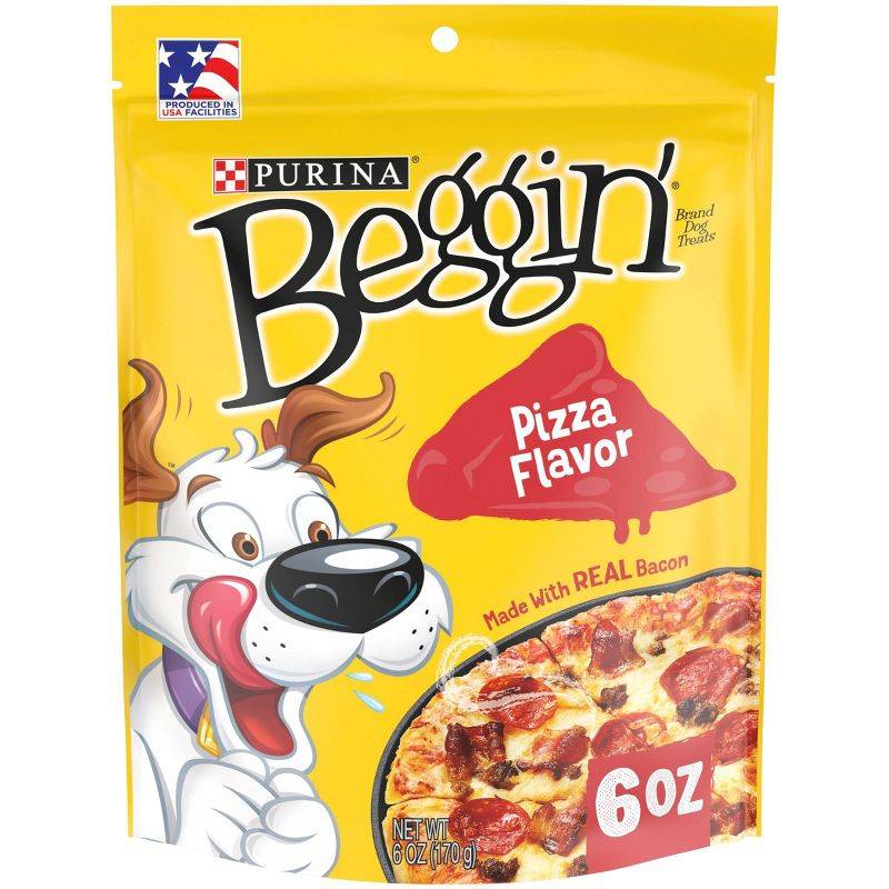 Beggin' Pizza with Bacon and Pork Chewy Dog Treats- 6oz