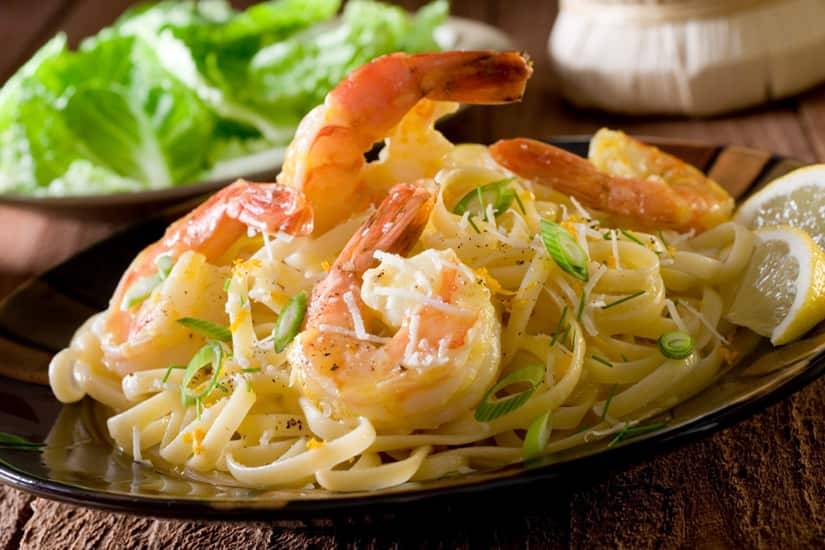 Pasta aux crevettes