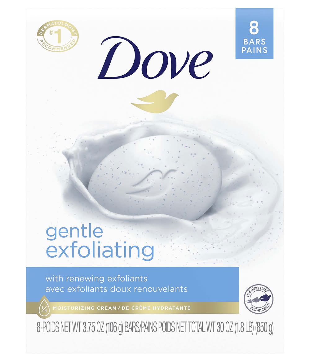 Dove Gentle Exfoliating Beauty Bar (1.88 lbs)