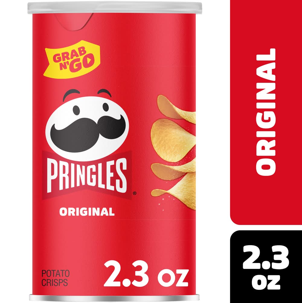 Pringles Grab N' Go Potato Crisps, Original (2.3 oz)
