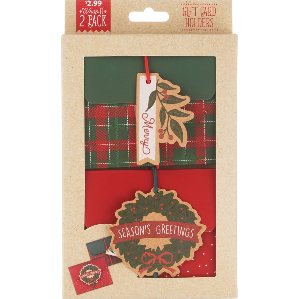 Wrap It Gift Card Box, 2 Ct