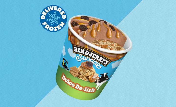 Ben & Jerry's Dulce De-lish Sundae Ice Cream Tub 465ml
