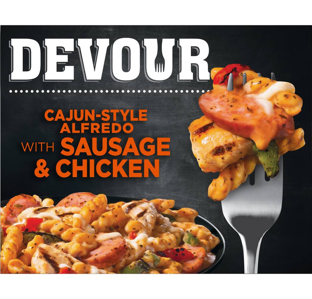 Devour Cajun Style Alfredo With Sausage & Chicken (10 oz)