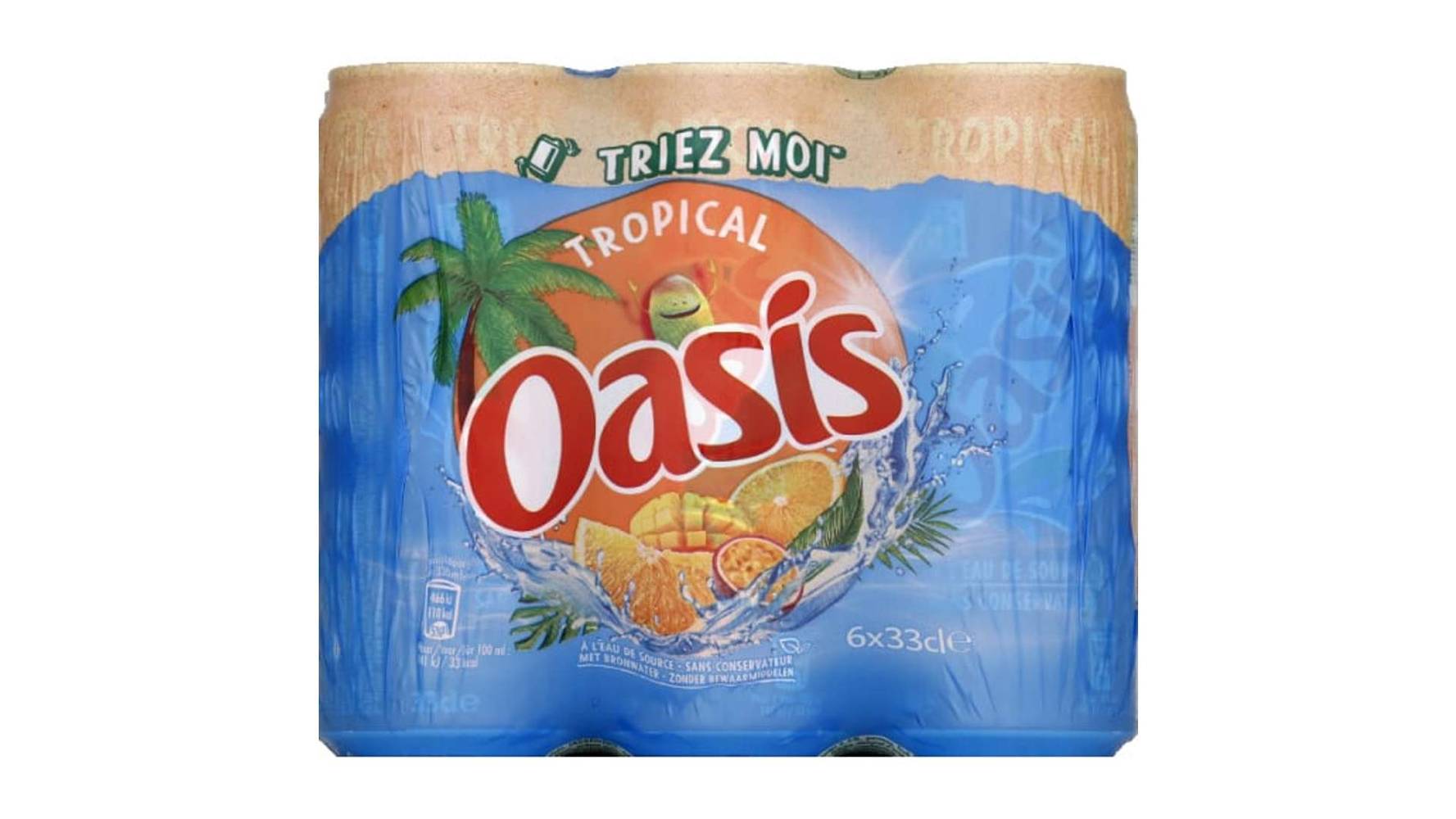 Oasis - Boisson aux fruits (6 piéces, 330 ml) (tropical)