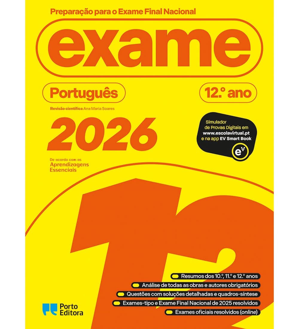 Preparação para o Exame Final Nacional 2026 - Português - 12.º Ano
