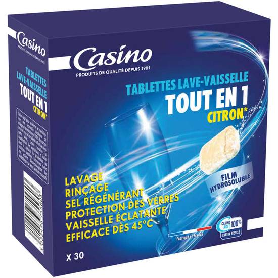 Tablettes lave-vaisselle - Tout en 1 - Citron