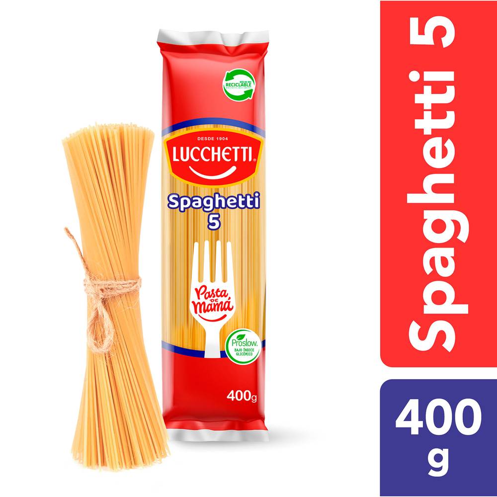 Lucchetti spaghetti n° 5 (bolsa 400 g)