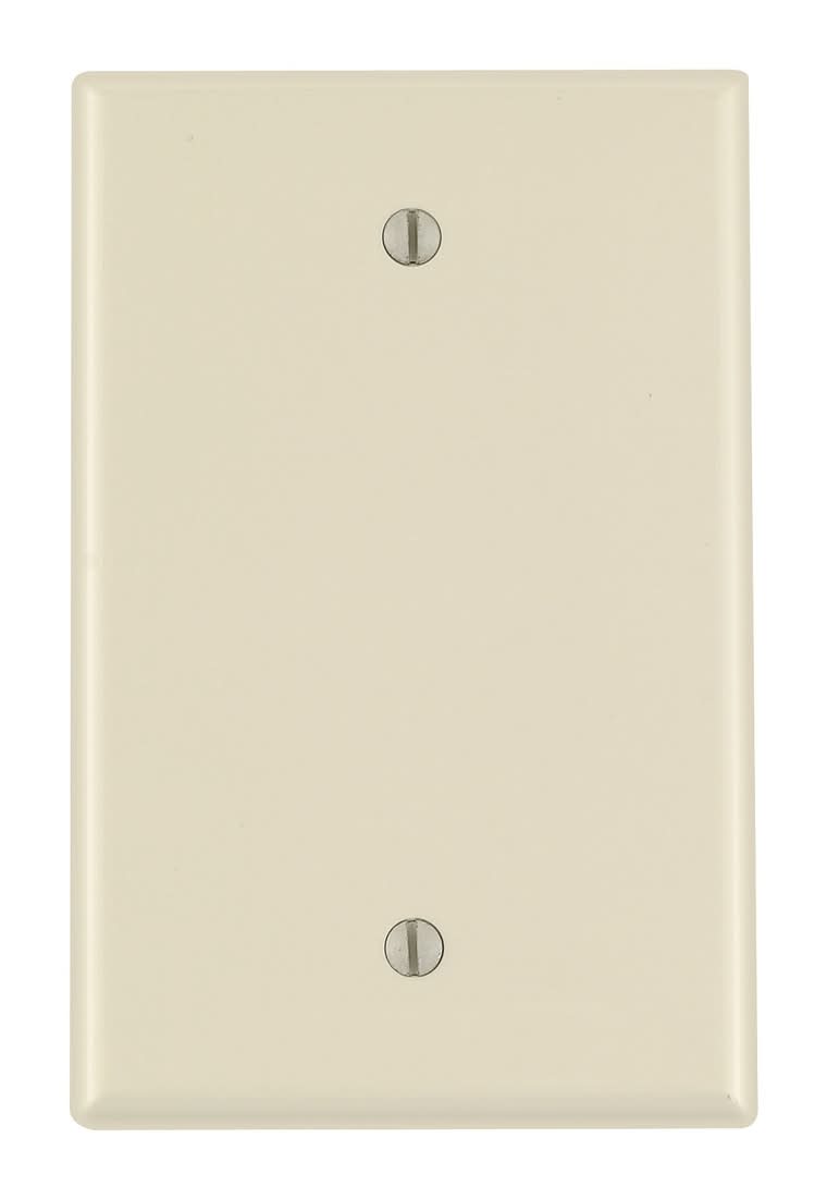 Leviton Ivory 1 Gang Nylon Blank Wall Plate 1 Pk