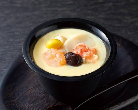 海鮮茶碗蒸し 【V900】Steamed Egg Custard（Seafood）