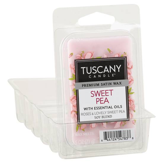 Tuscany Candle Premium Satin Sweet Pea Wax Melts (6 ct)