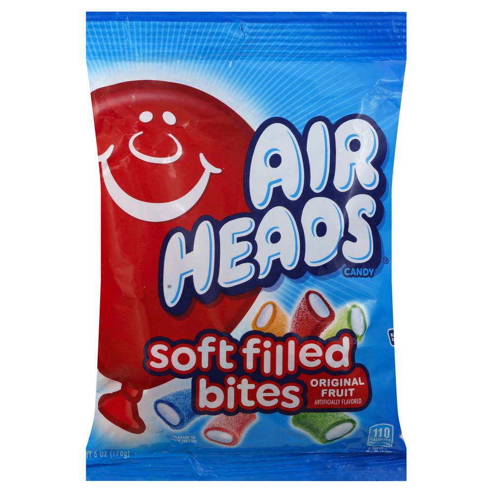 Airheads Original Fruit Soft Filled Bites Candy (6 oz)