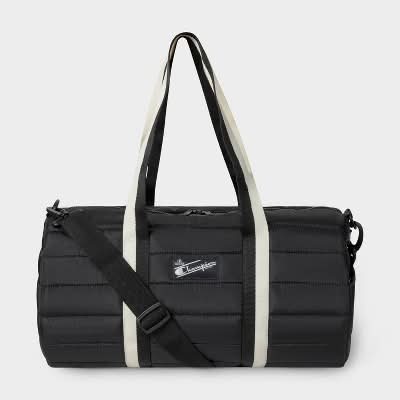 Champion Billie Quilted Duffel Bag, Black