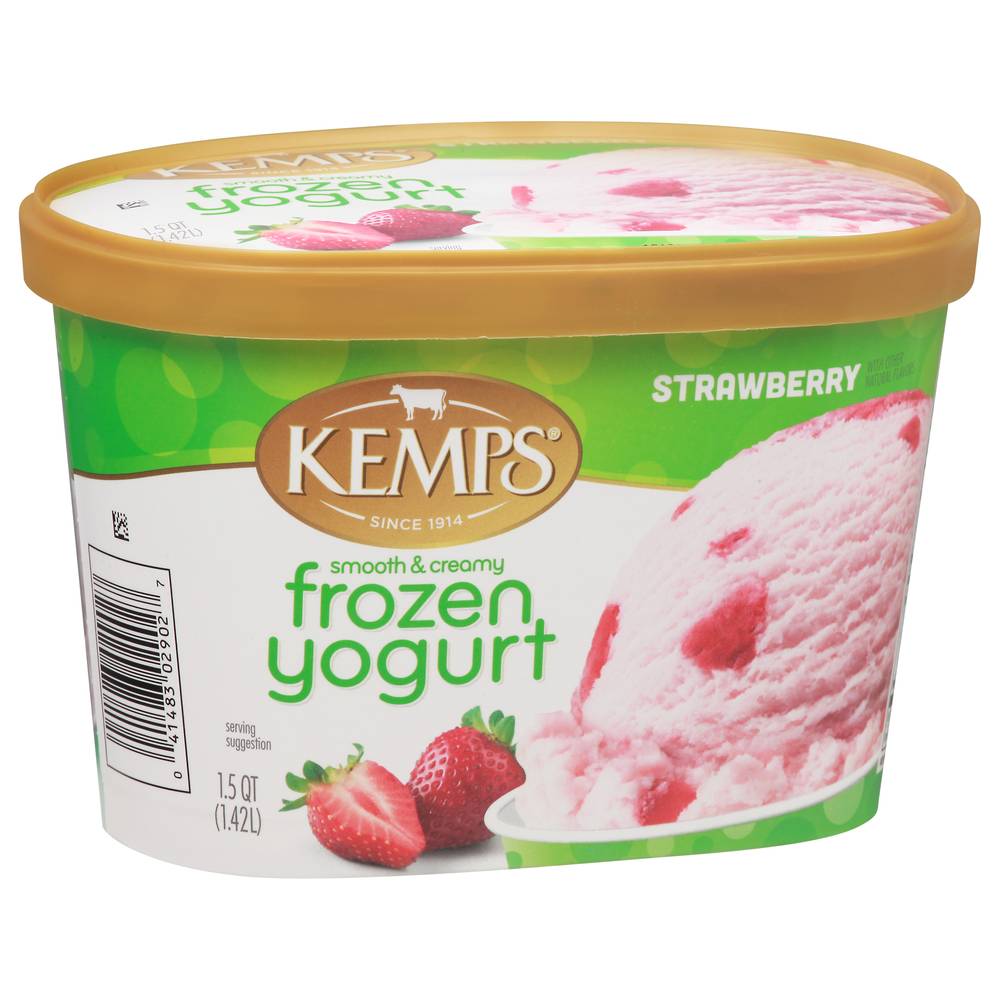 Kemps Low Fat Strawberry Smooth & Creamy Frozen Yogurt (1.5 L)